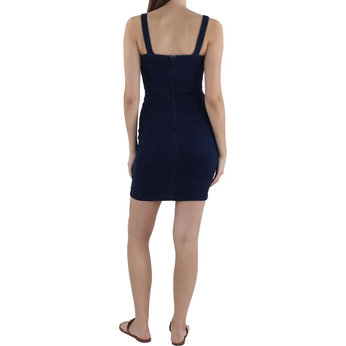 7th & Hudson Womens Denim Short Mini Dress