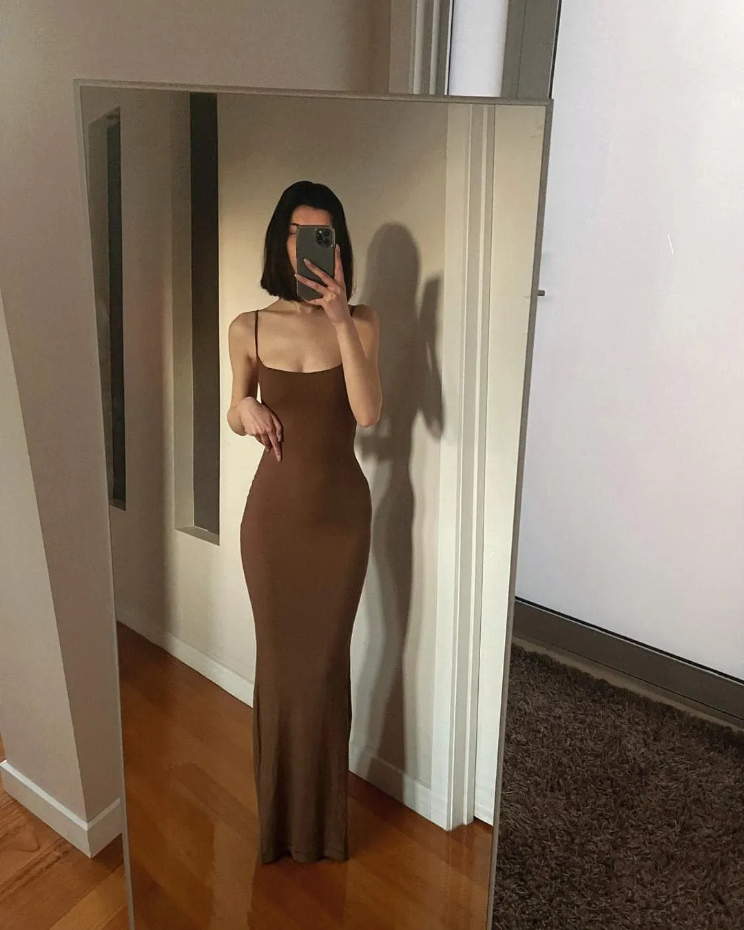 Adogirl Sexy Spahgetti Strap Maxi Dress