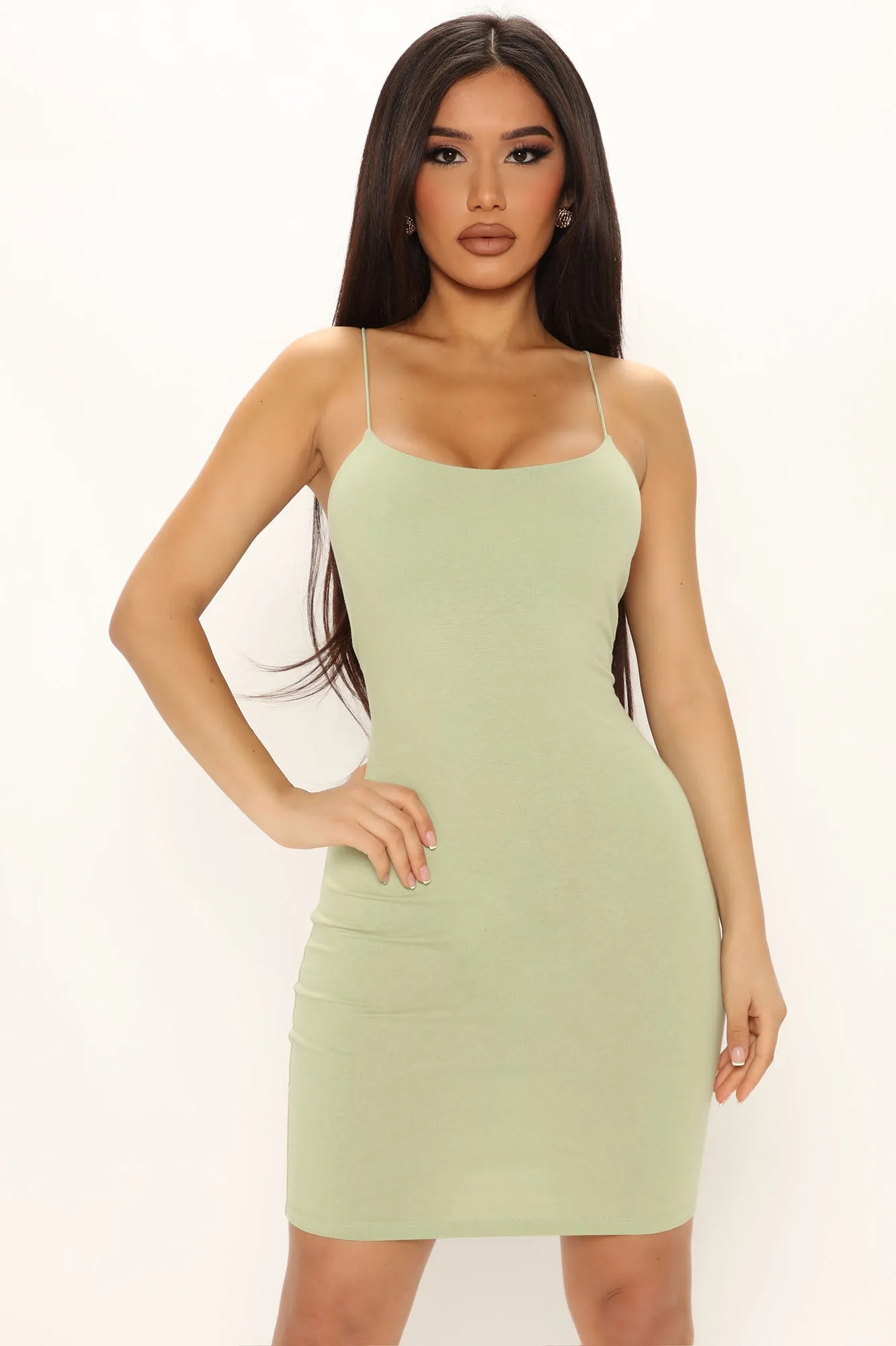 Amalia Mini Dress - Sage