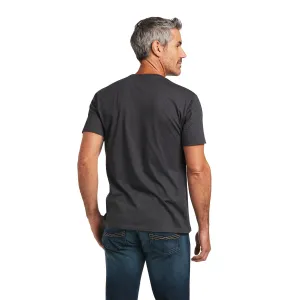 Ariat Men's Blends Charcoal Heather Short Sleeve T-Shirt