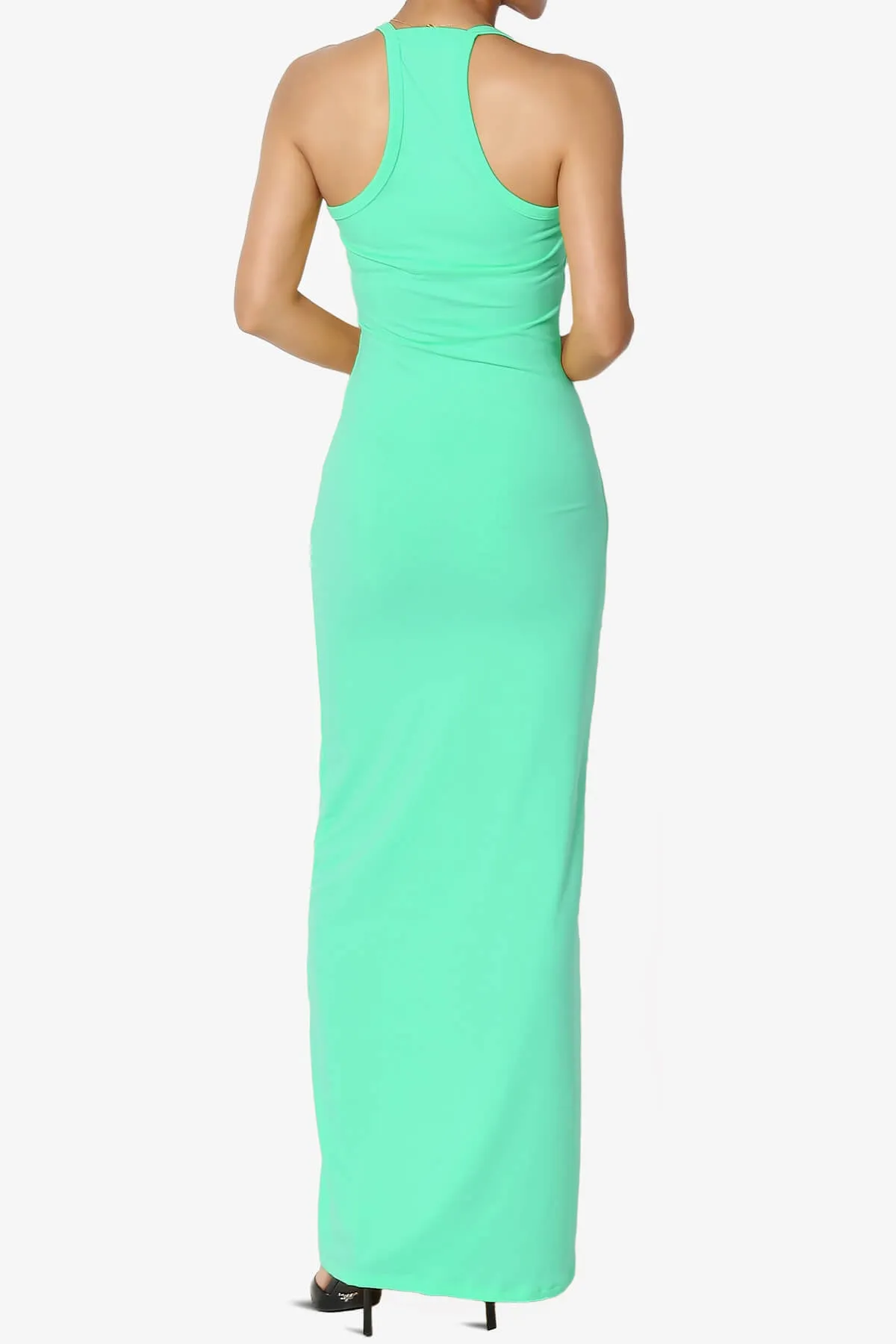 Berlin Stretch Silky Knit Cami Maxi Dress