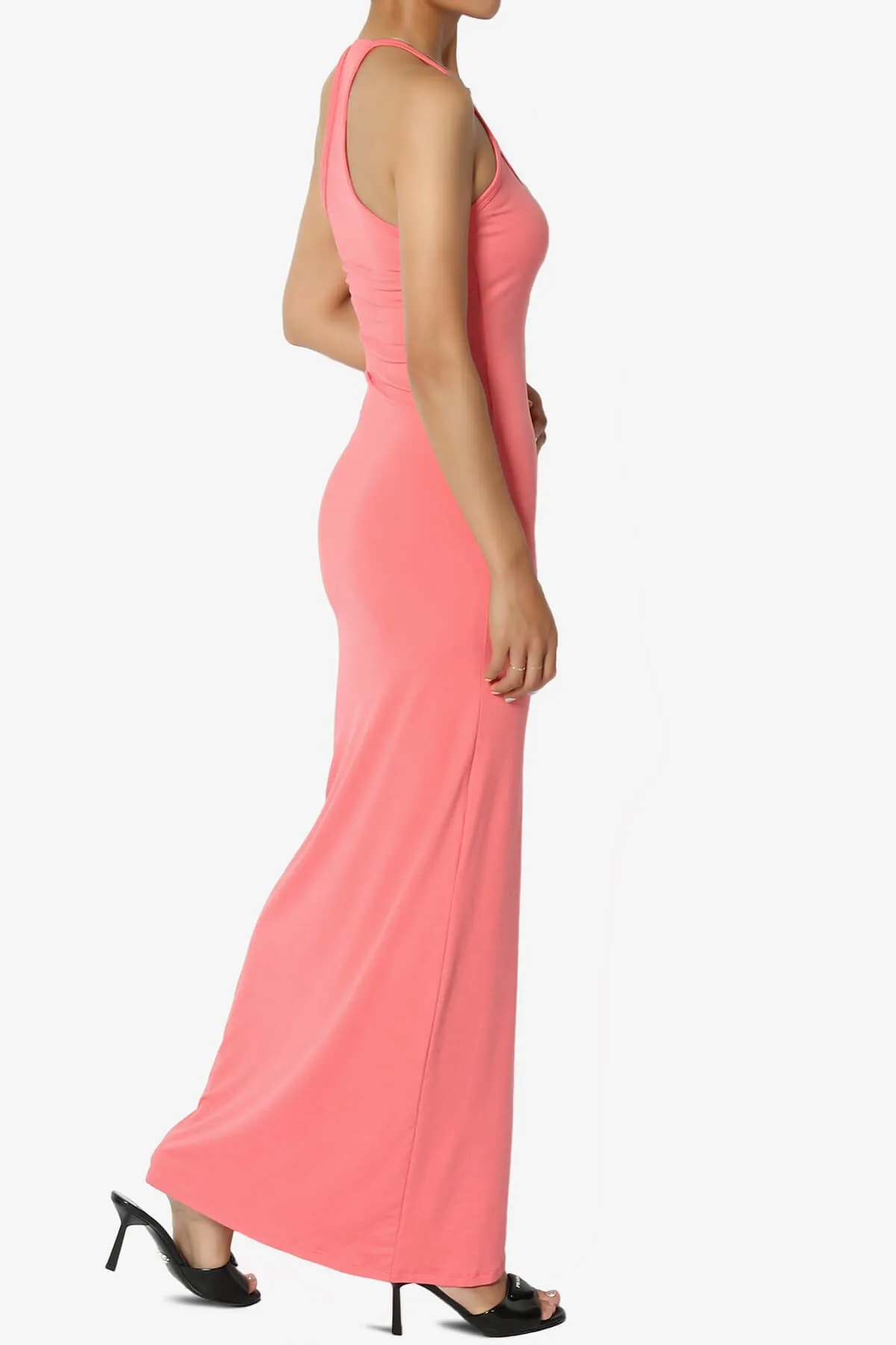 Berlin Stretch Silky Knit Cami Maxi Dress