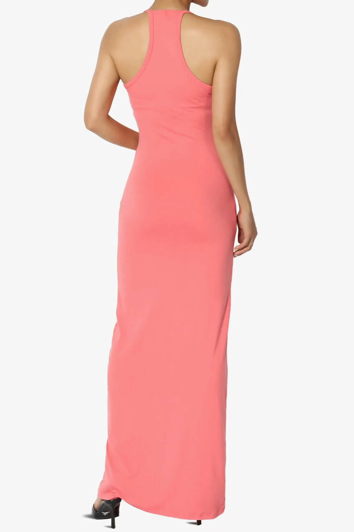 Berlin Stretch Silky Knit Cami Maxi Dress