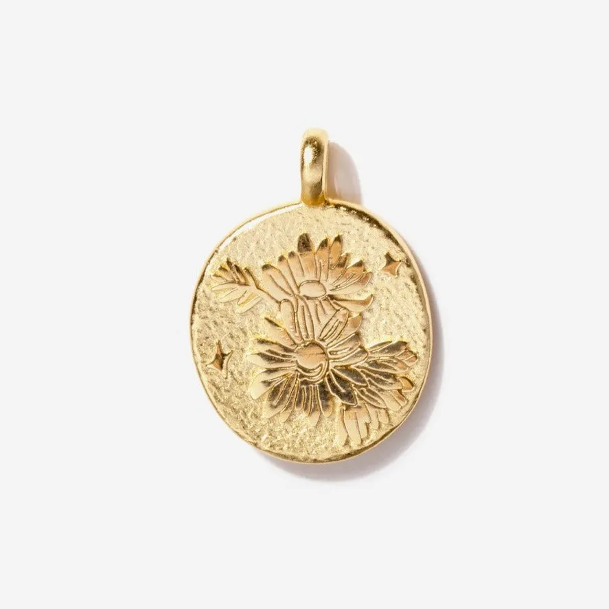 Birth Flower Charm