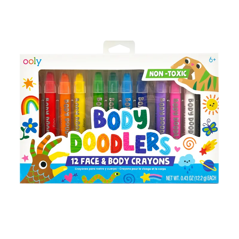 Body Doodlers: Face & Body Crayons