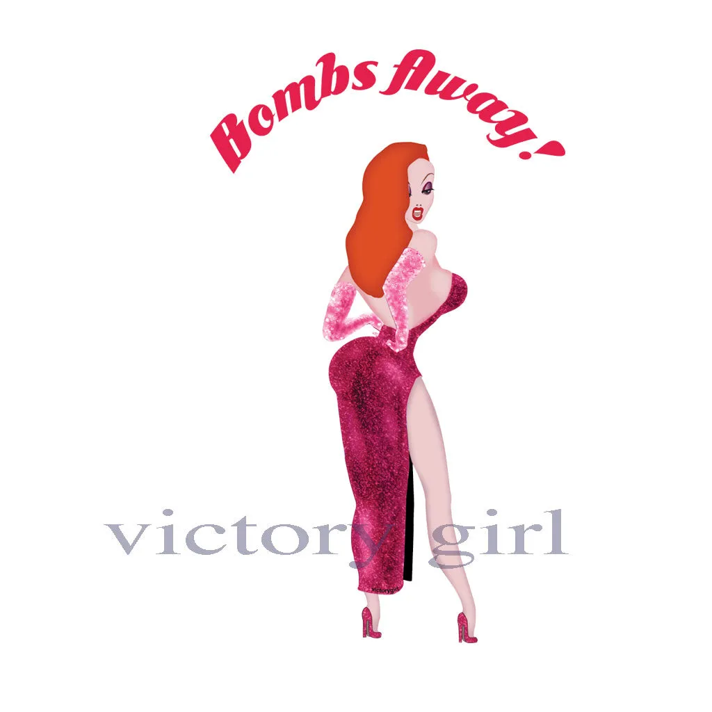 Bombs Away -  Jessica Rabbit Vinyl Decal Sticker