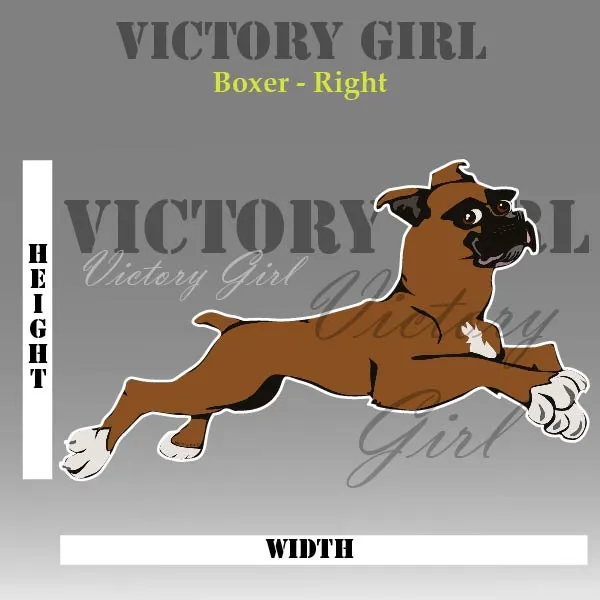 Boxer Vinyl Decal Sticker