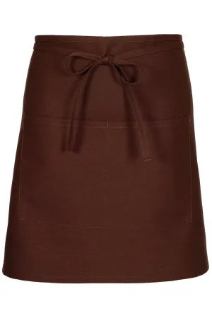 Brown Half Bistro Apron (2 Pockets)