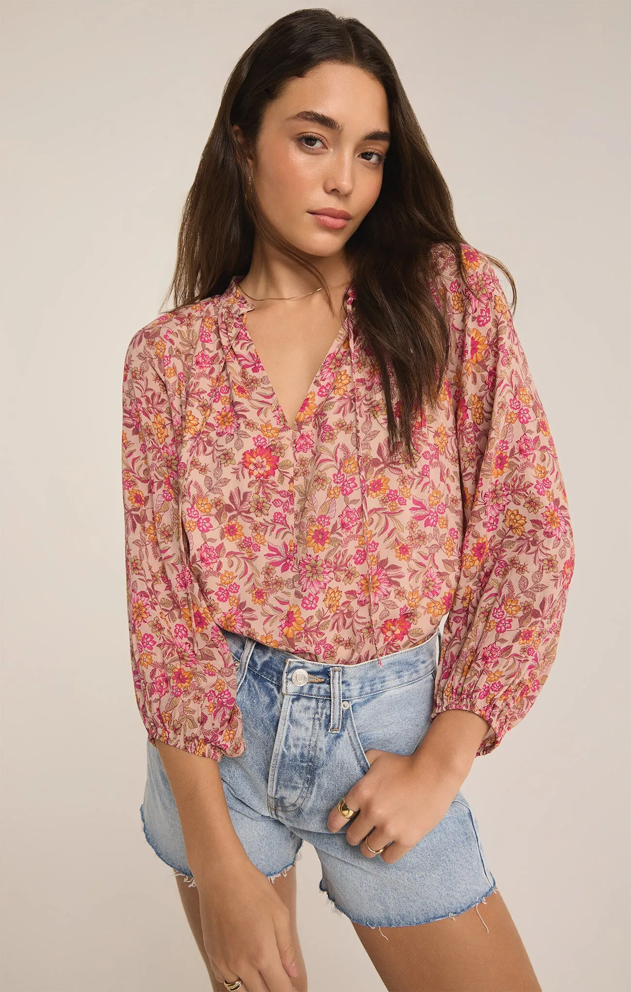 Carine Lima Floral Top