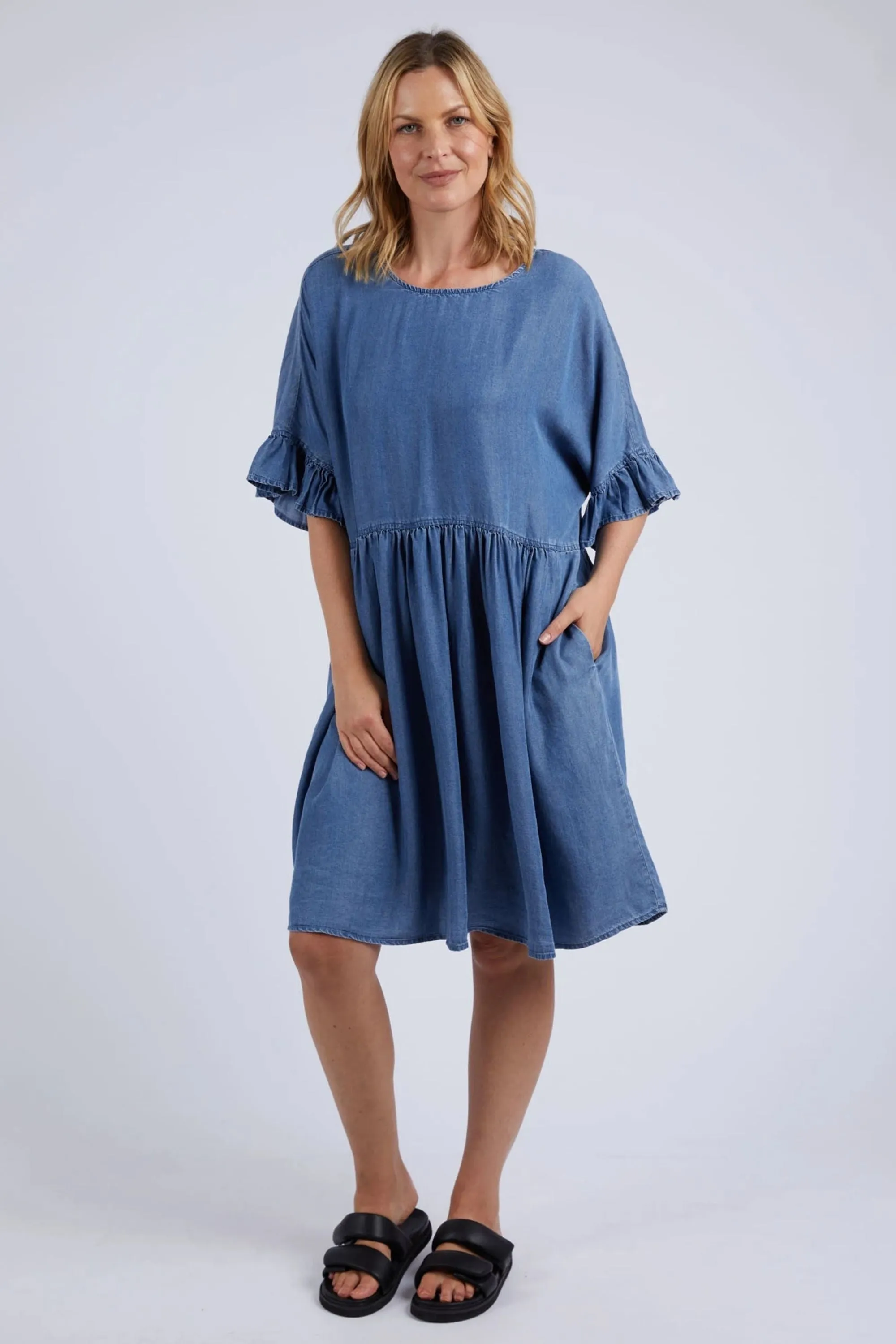 CHARLIE CHAMBRAY DRESS - 8148022