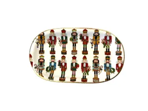 Christmas Ceramic Jewelry tray: Nutcracker Mix Large