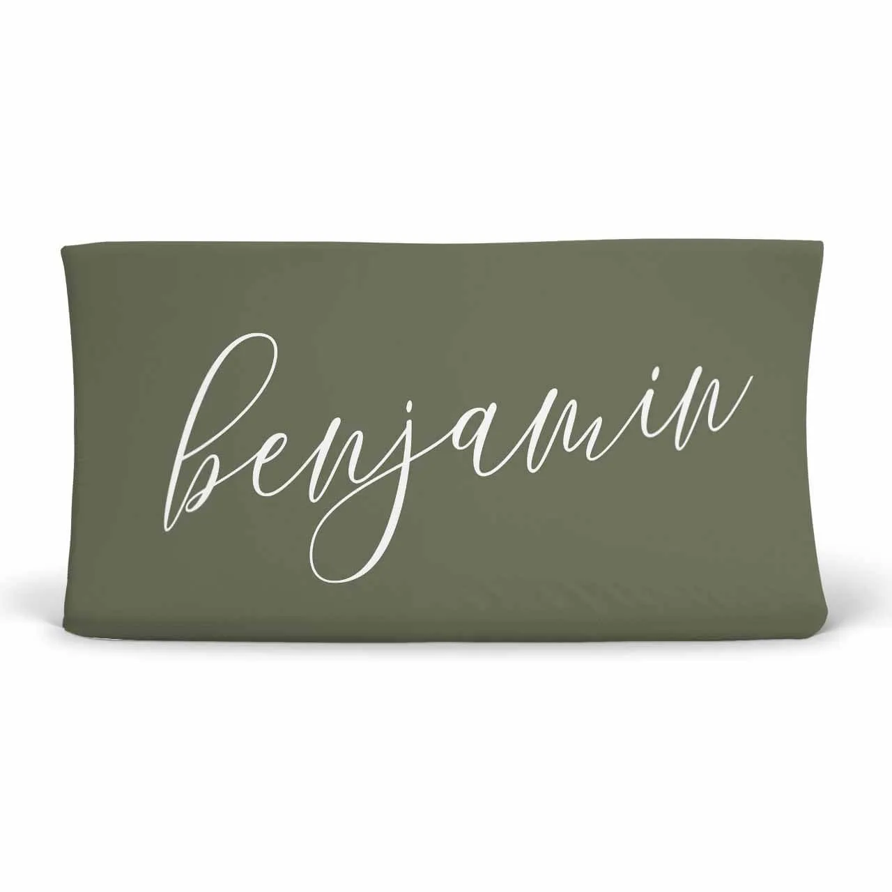 Color Story | Olive Personalized Changing Pad Cover