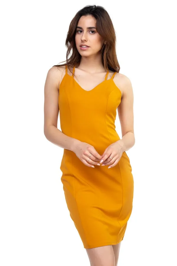 Crisscross Double Spaghetti Dress - 3 colors