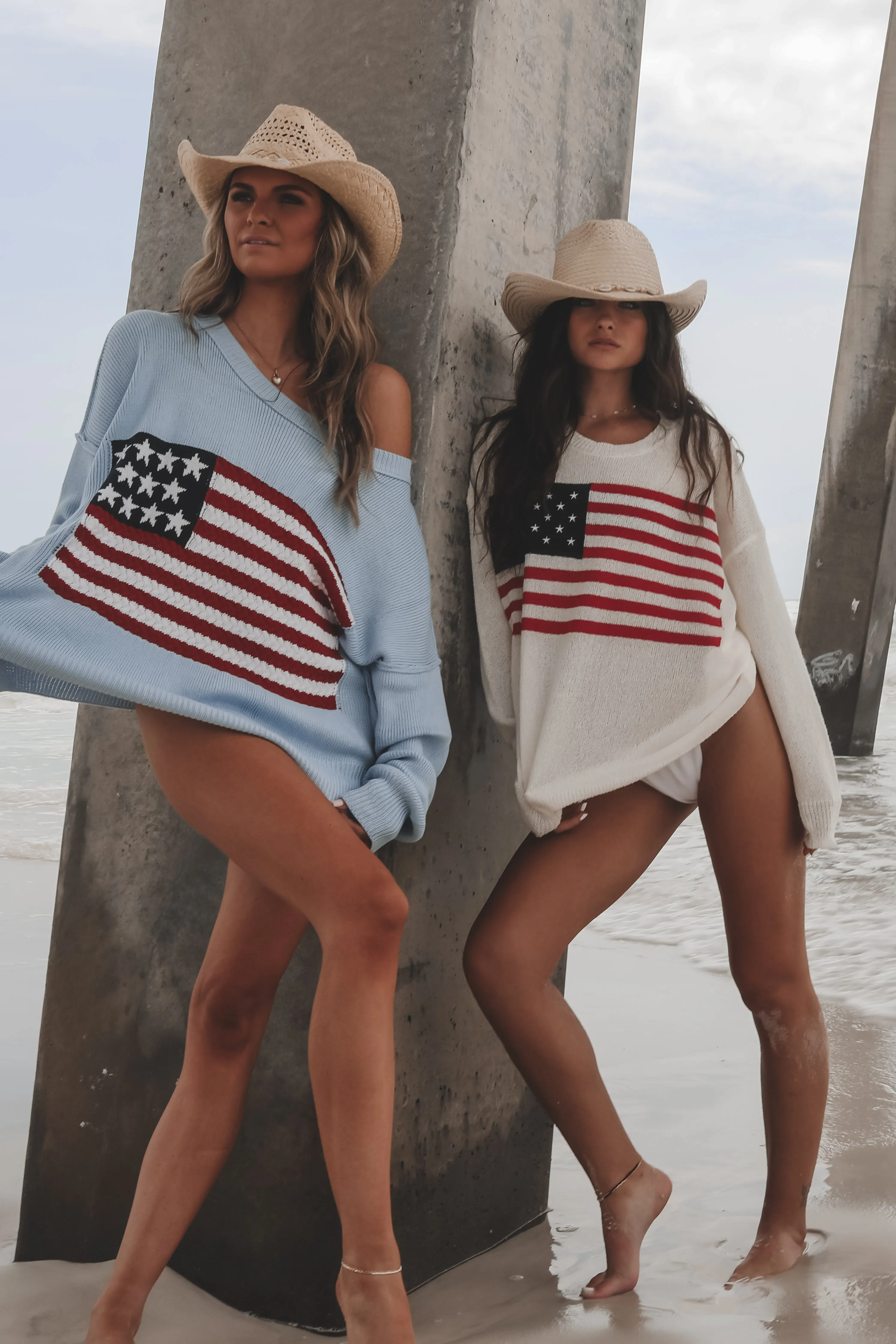 DEAL American Cutie Lightweight Flag Sweater