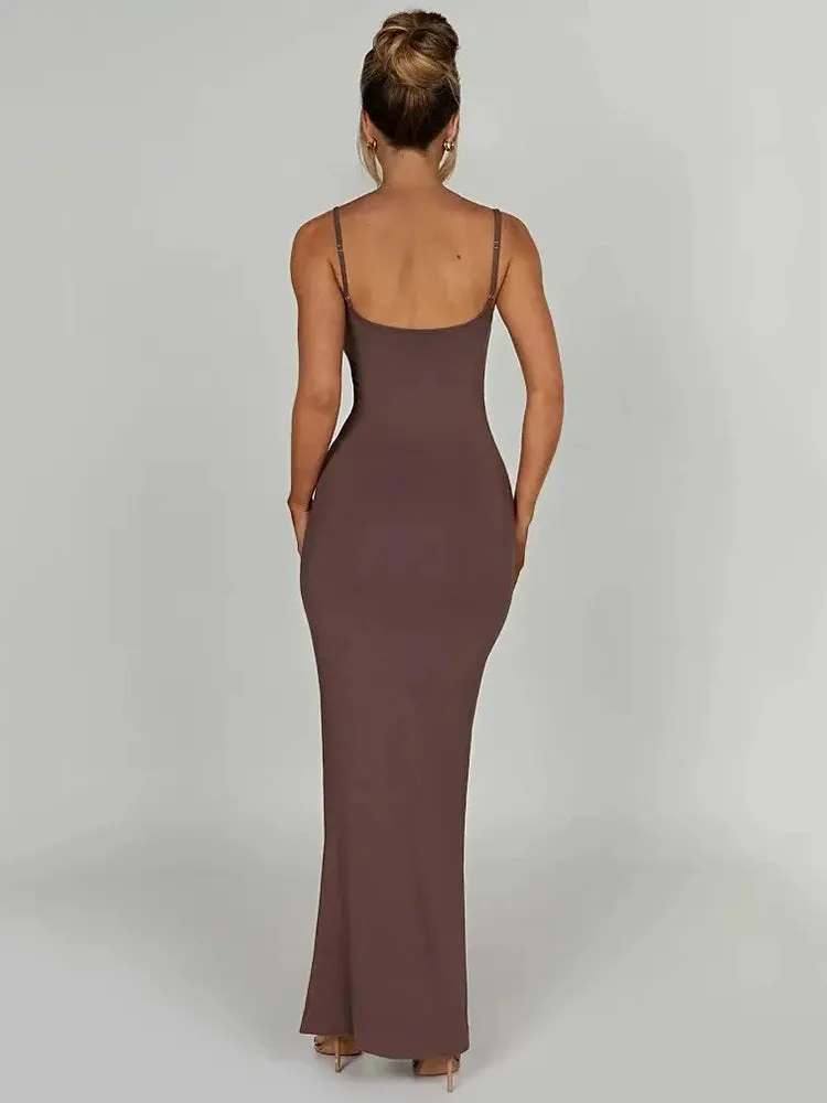 DressBetty - 2024 Spaghetti Strap Sleeveless Club Party Sexy Backless Bodycon Dress