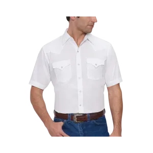 Ely & Walker Men's  Short Sleeve Solid Western Snap Shirt