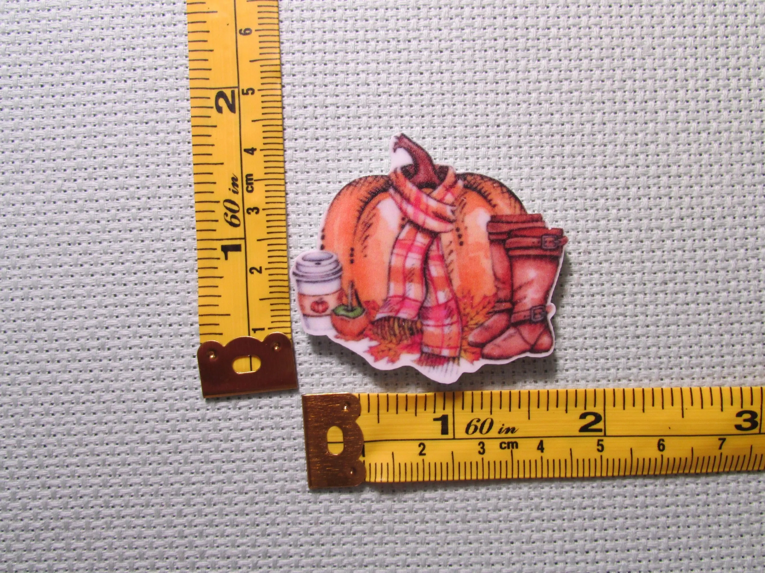 Fall Pumpkin Needle Minder, Cover Minder, Magnet