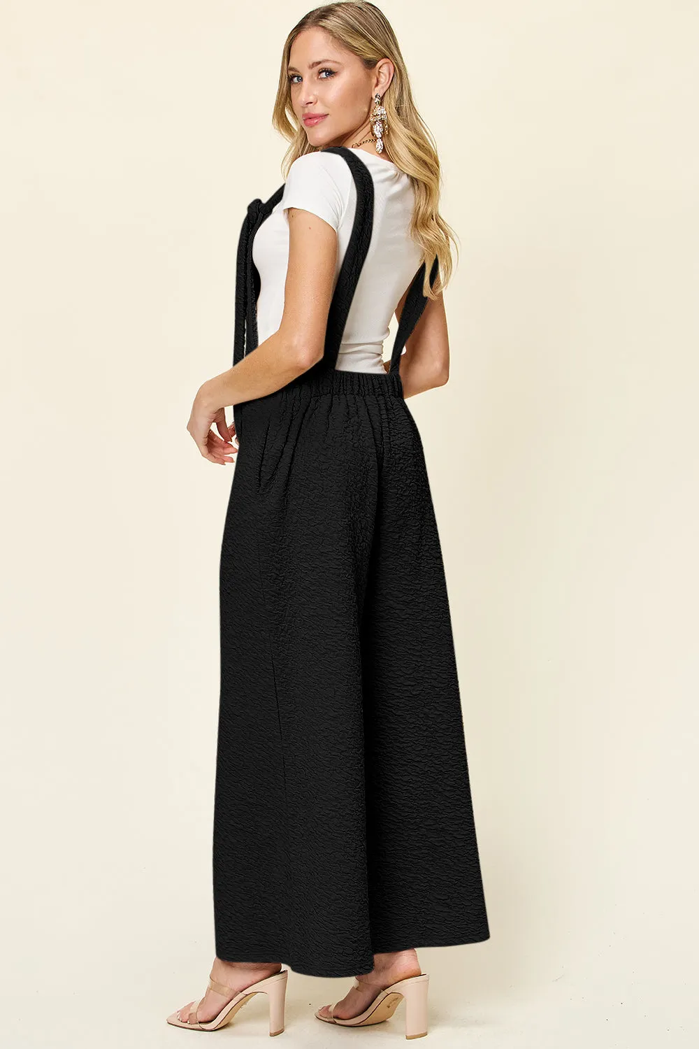 Full Size Sleeveless Wide Leg Jumpsuit