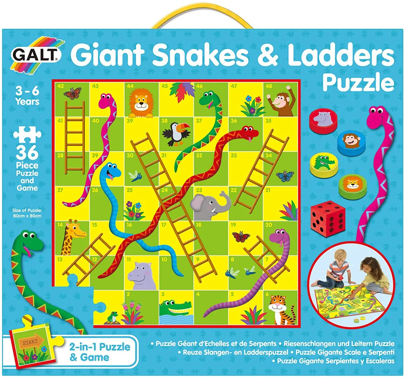 Galt Giant Snakes & Ladders Puzzle