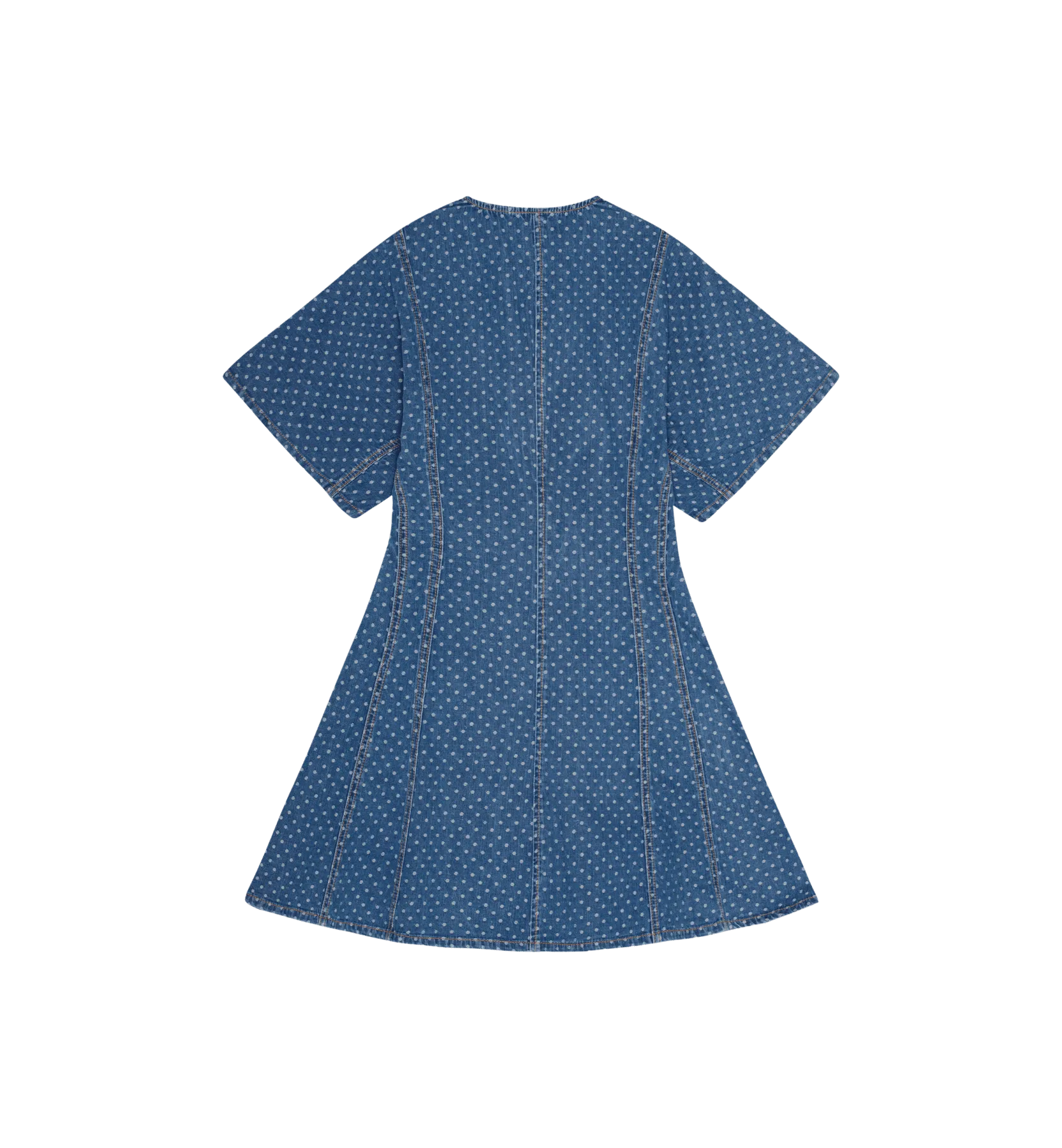 GANNI Light Jacquard Denim Mini Dress