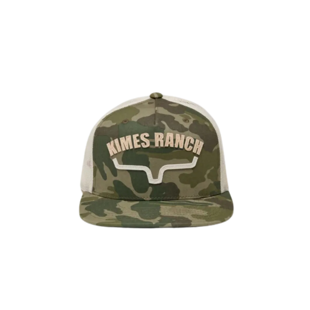 Kimes Ranch Men's Flatlands Trucker Camo Cap