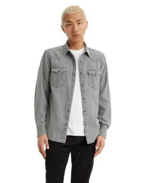 Levi's Men's Classic Western Grey Shirt