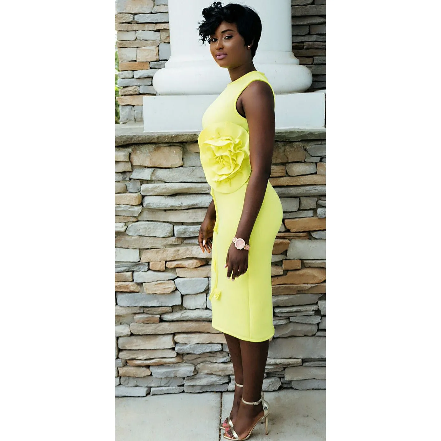 MABEL DRESS-NEON