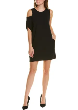 One Shoulder Simplicity Black Dress