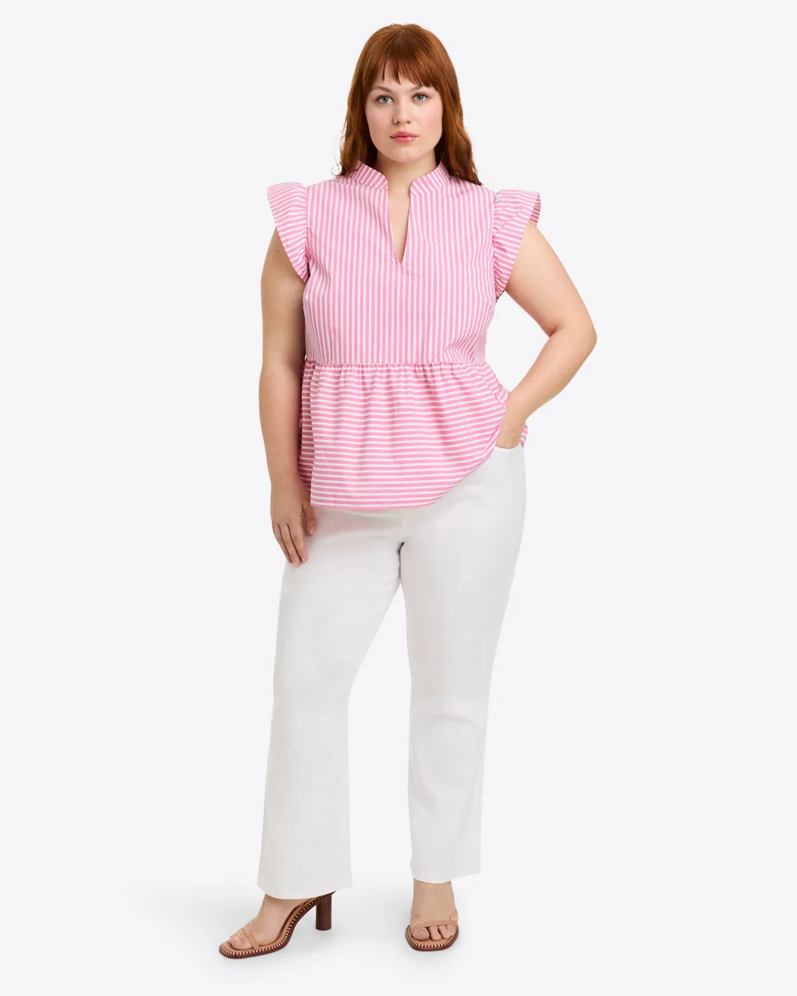 Penelope Top in Crisp Cotton