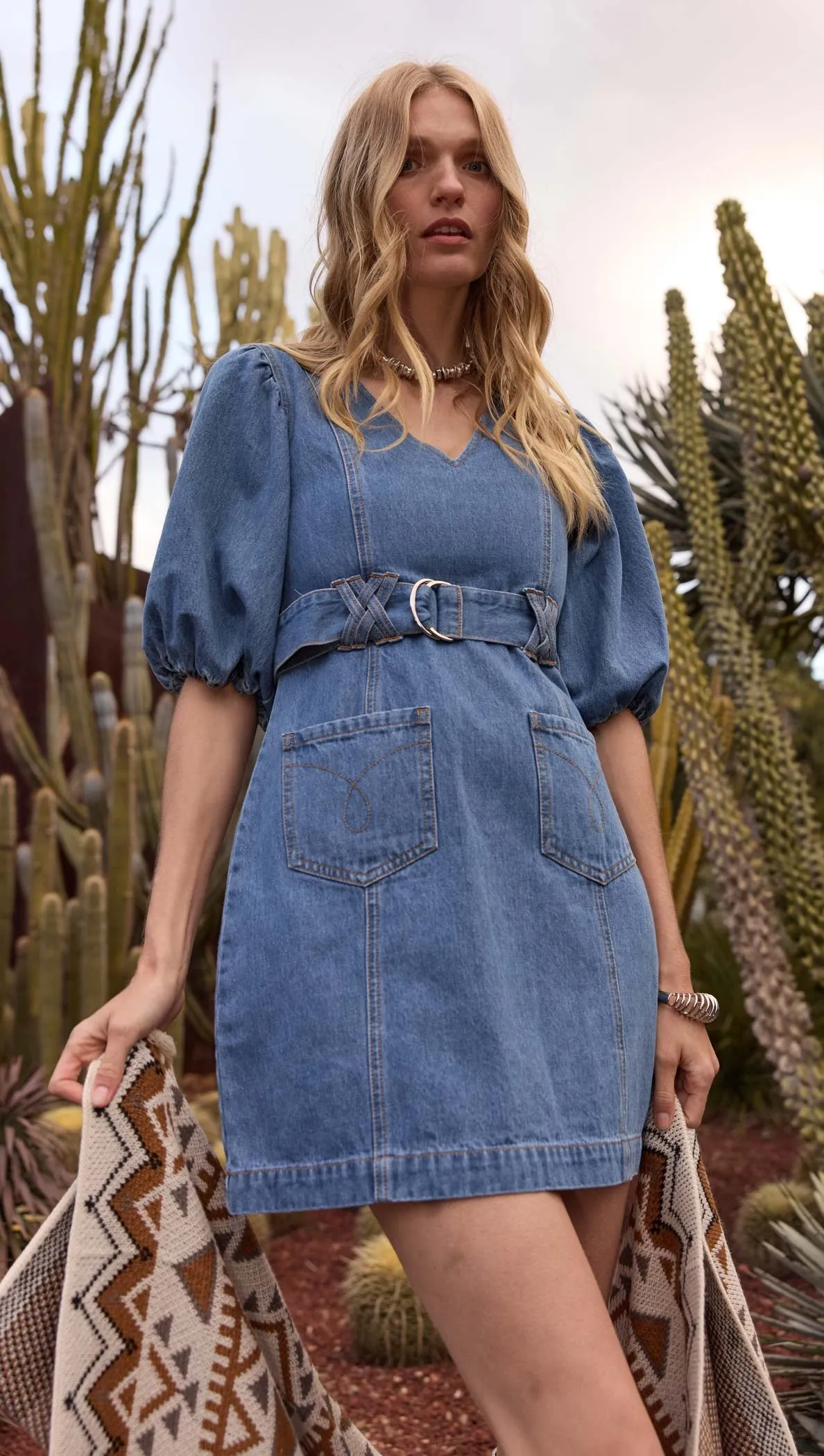 Peyton Denim Mini Dress