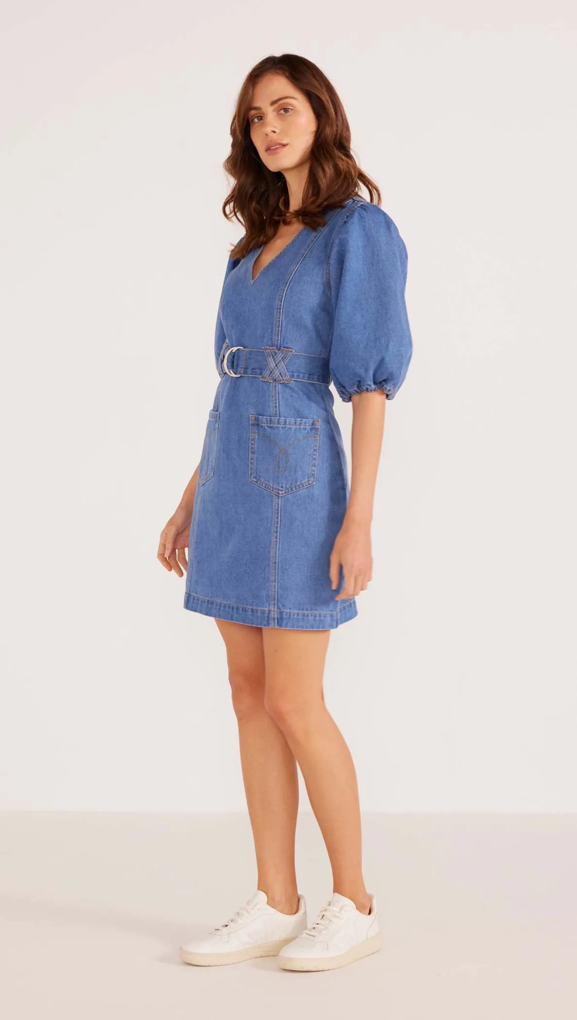 Peyton Denim Mini Dress