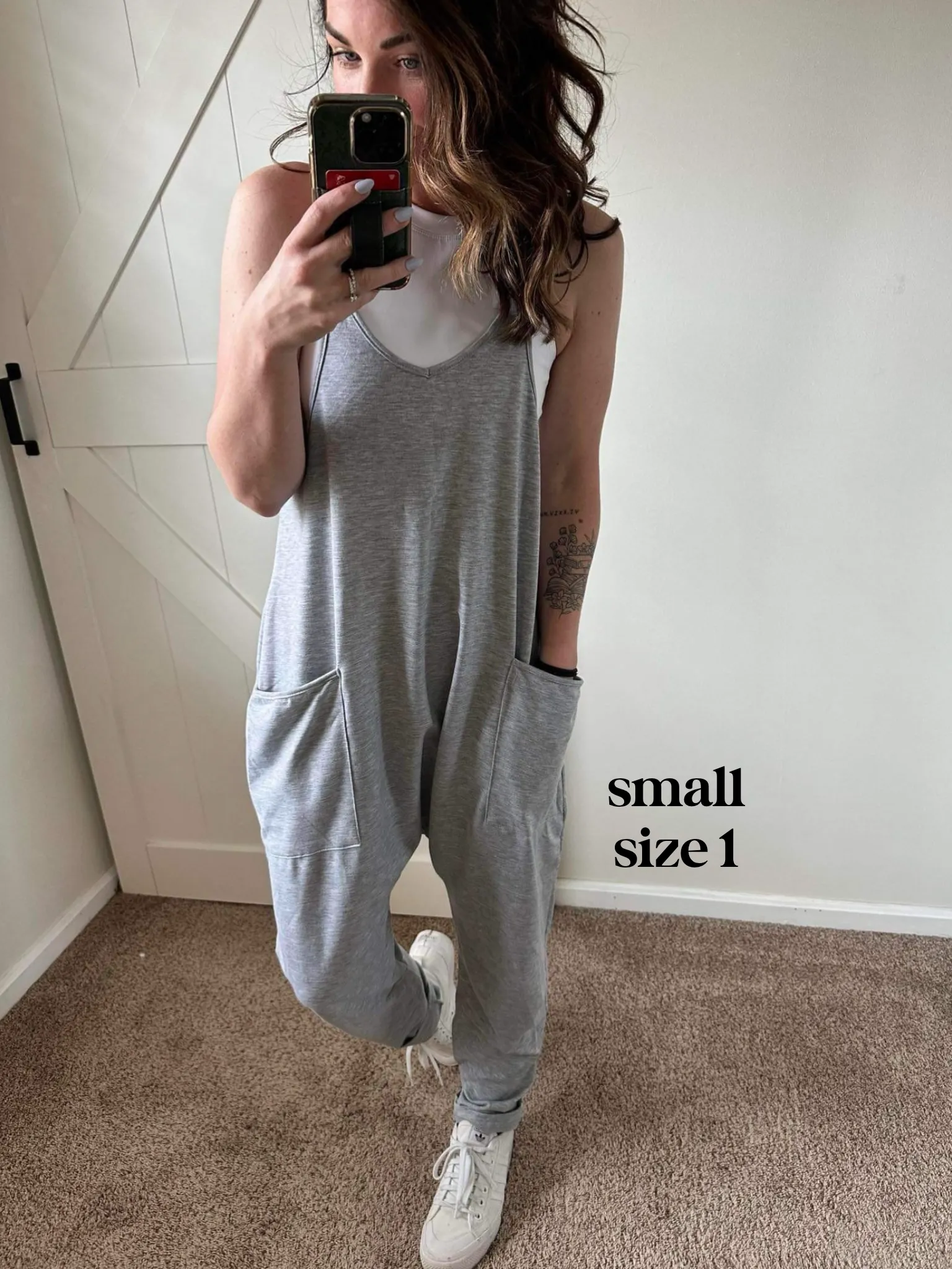 Roam V-Neck Pocketed Jumpsuit