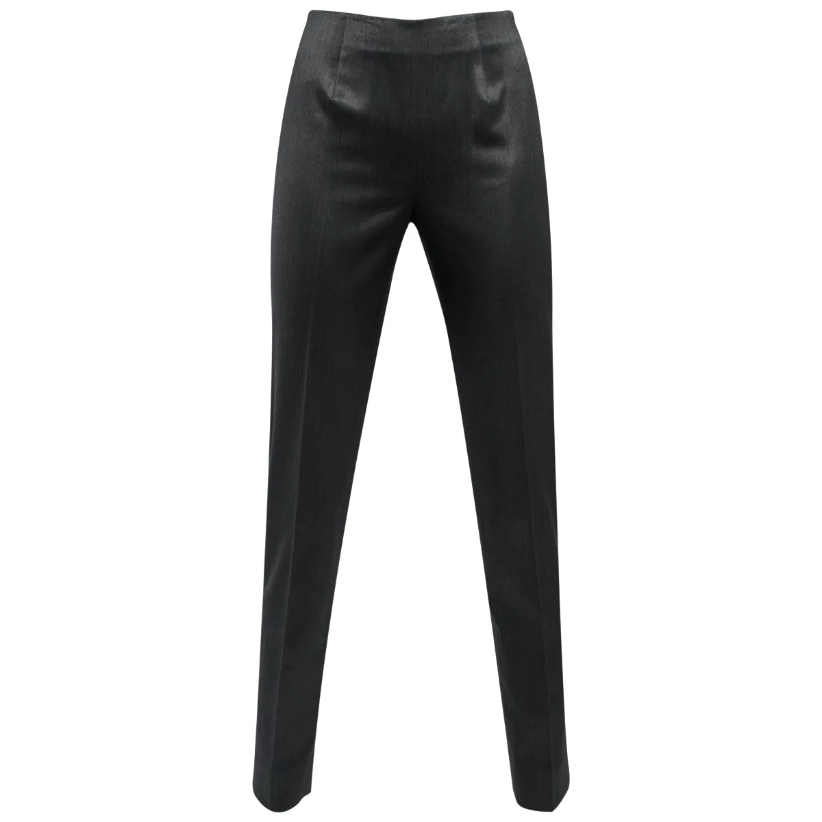 Silk / Wool Classic Side Zip Pant