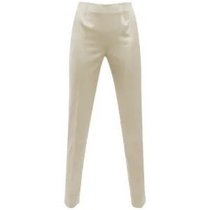 Silk / Wool Classic Side Zip Pant