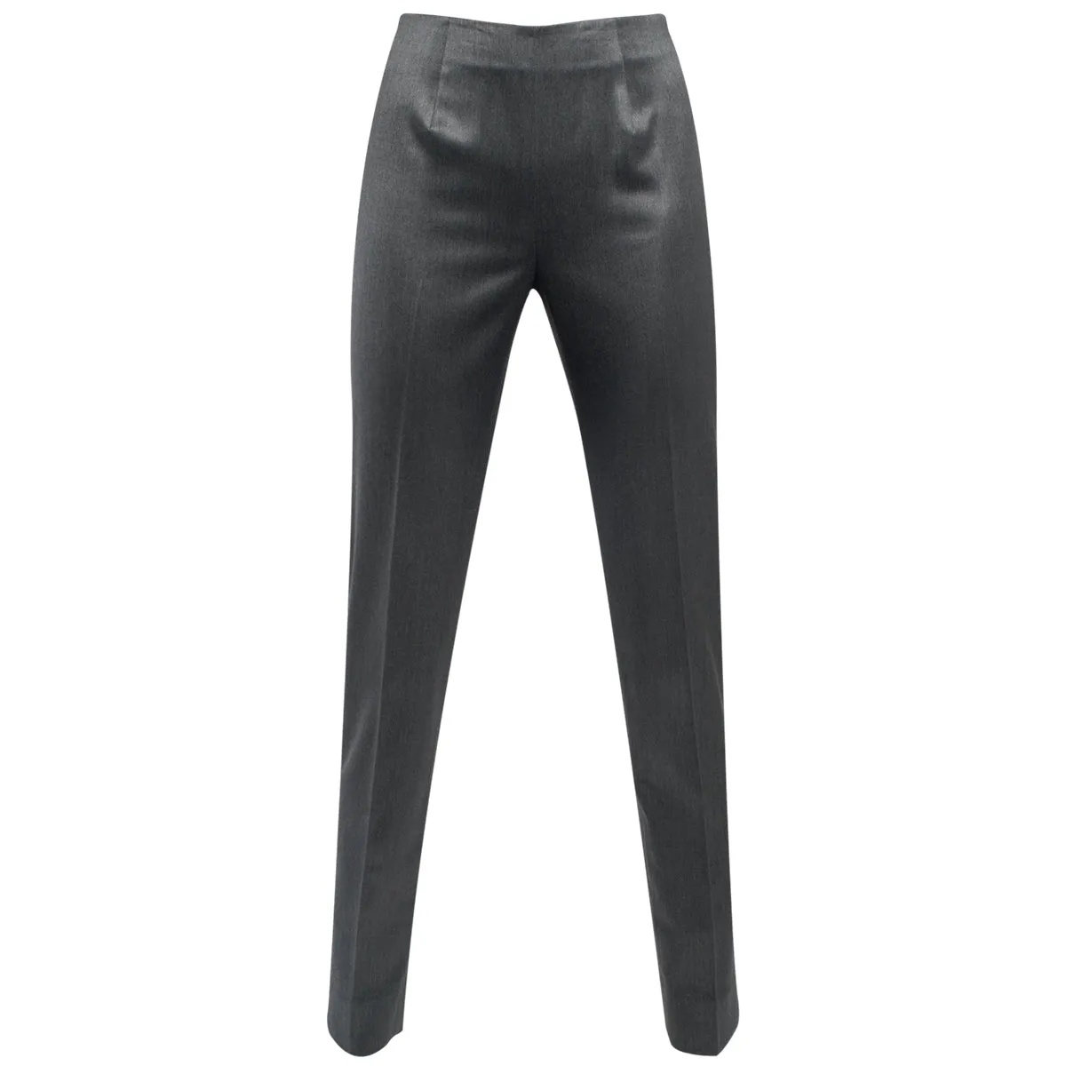 Silk / Wool Classic Side Zip Pant