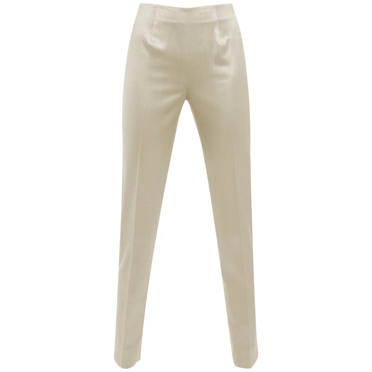 Silk / Wool Classic Side Zip Pant