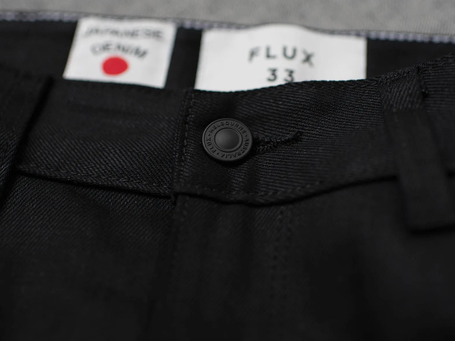 UNION SELVEDGE - MELBOURNE BLACK