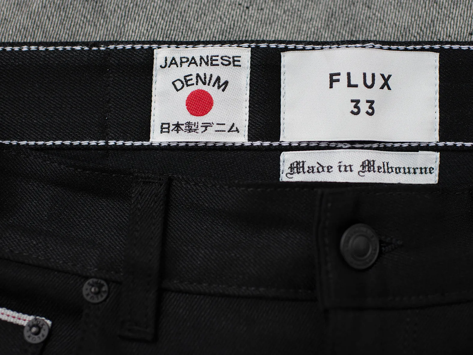 UNION SELVEDGE - MELBOURNE BLACK