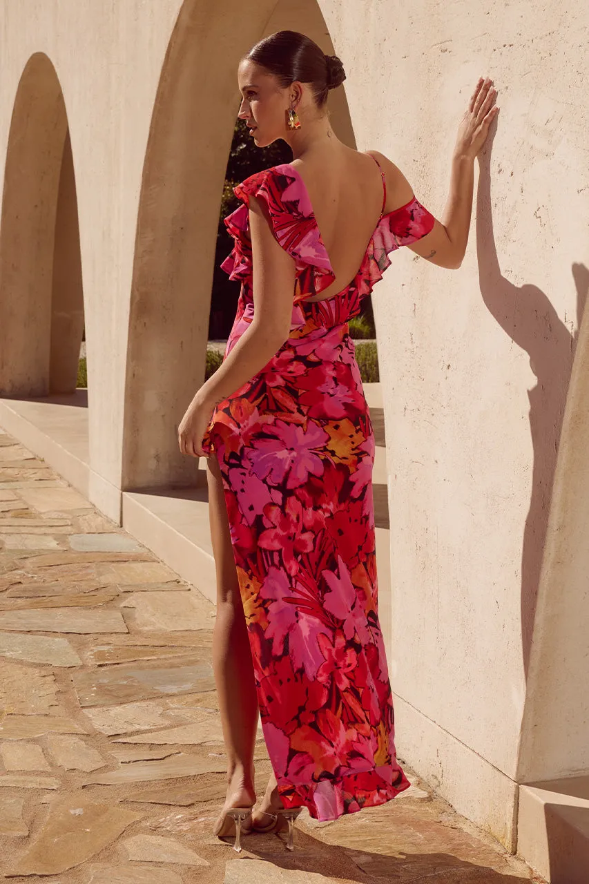 VACANZA MAXI DRESS - ROMANCE PRINT