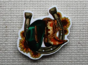 Western Themed Needle Minder, Cover Minder, Magnet LAST ONE!